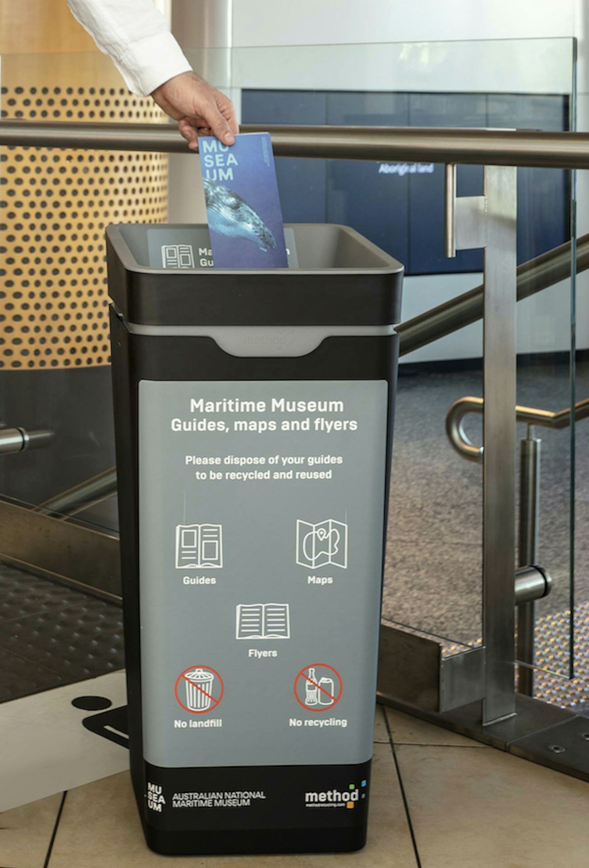 Recycle Bin Signage, labels and custom bins Method AU
