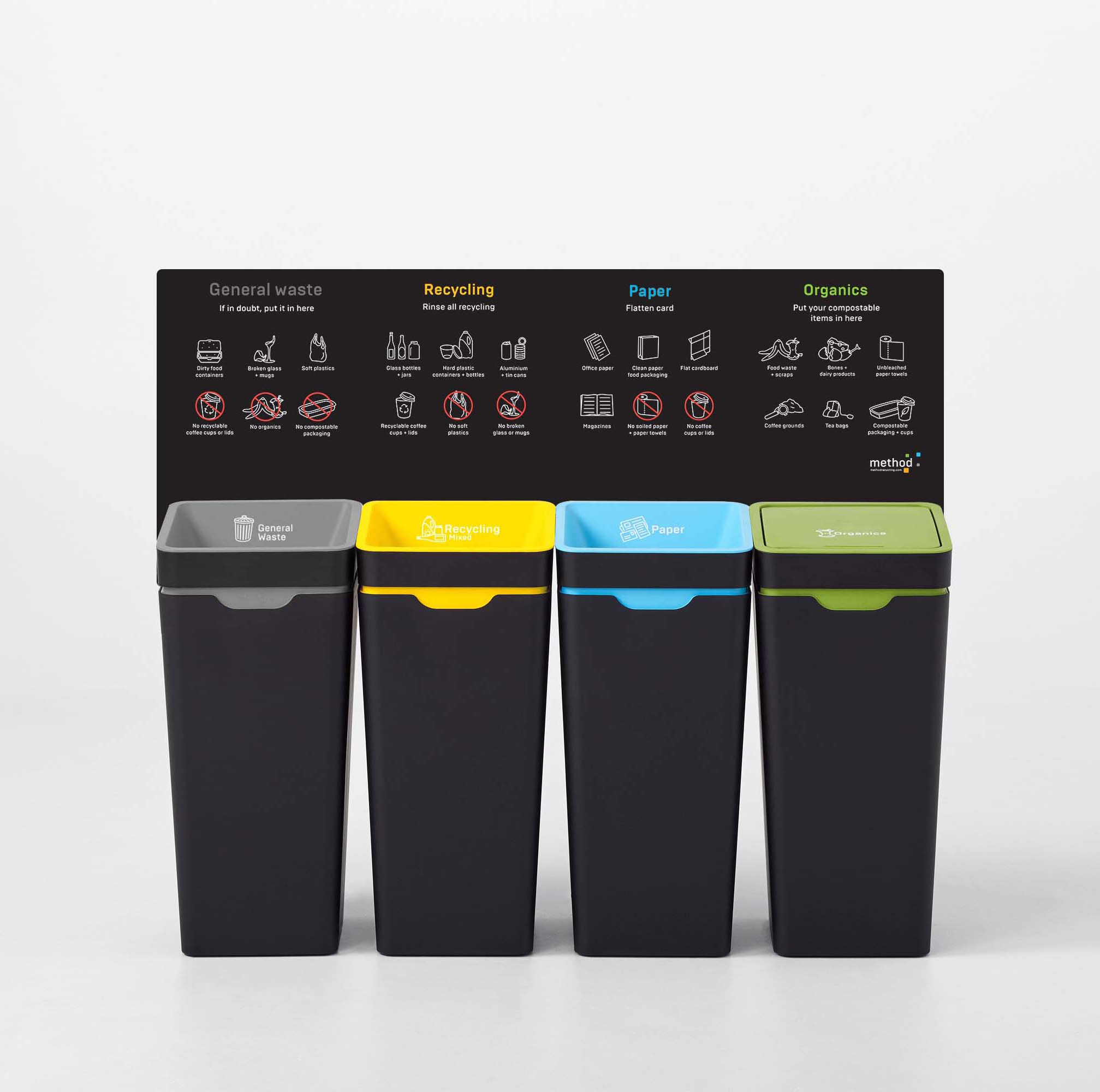 Method Recycling | Office Recycling Bins Made Beautiful NZ